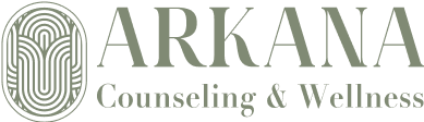 Arkana Counseling & Wellness Logo Matcha